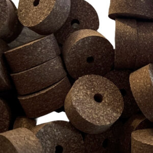 burnt burl cork rings